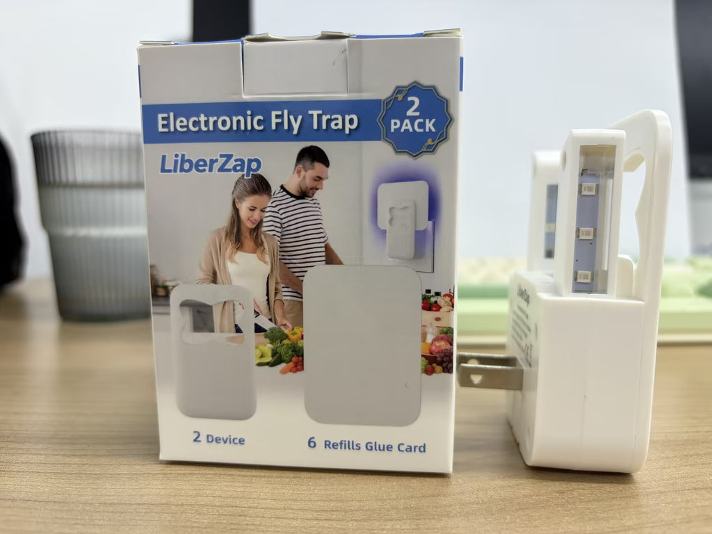 Fly Traps Indoor Plug-in Flying Insect Trap-Bug Catcher Indoors Fruit Fly Traps