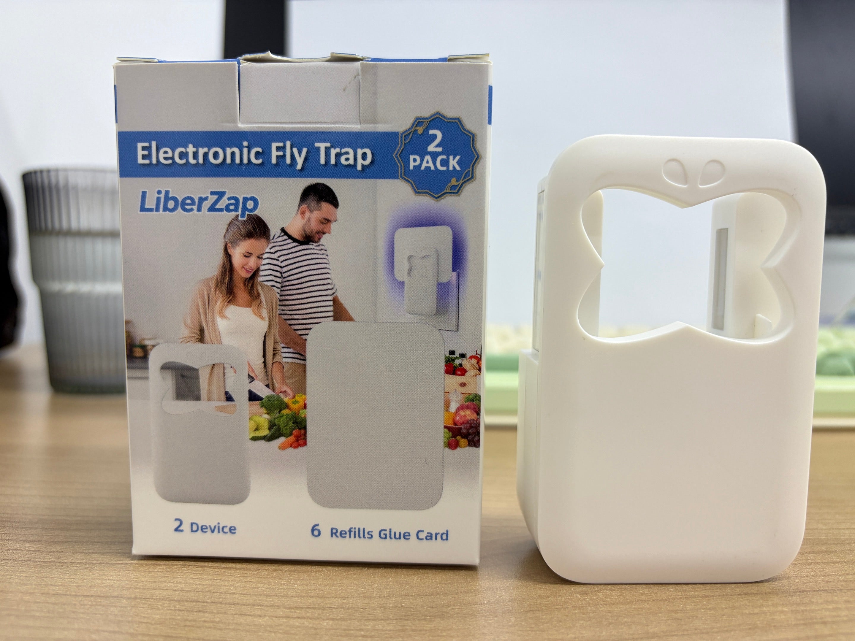 Fly Traps Indoor Plug-in Flying Insect Trap-Bug Catcher Indoors Fruit Fly Traps